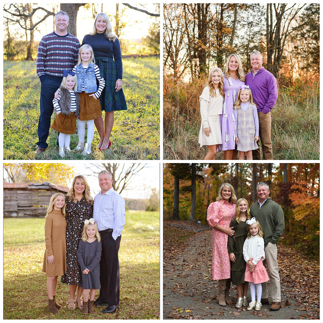 Fall Family What to wear photography session