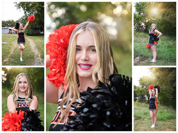 Cheer Photography Mini Session in Mocksville NC